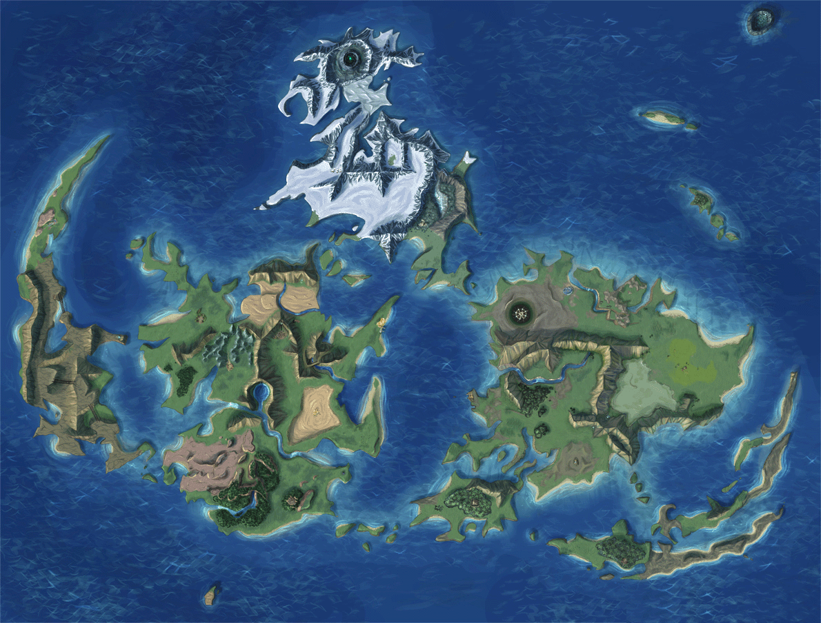 Final Fantasy VII - Univers. final-fantasy-7-map. 